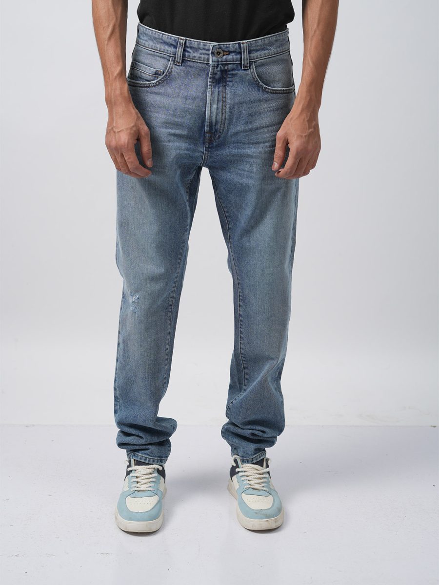 High-Waist Skinny Stretch Denim