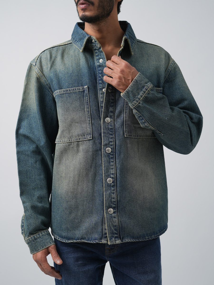 Vintage Wash Classic Denim Jacket