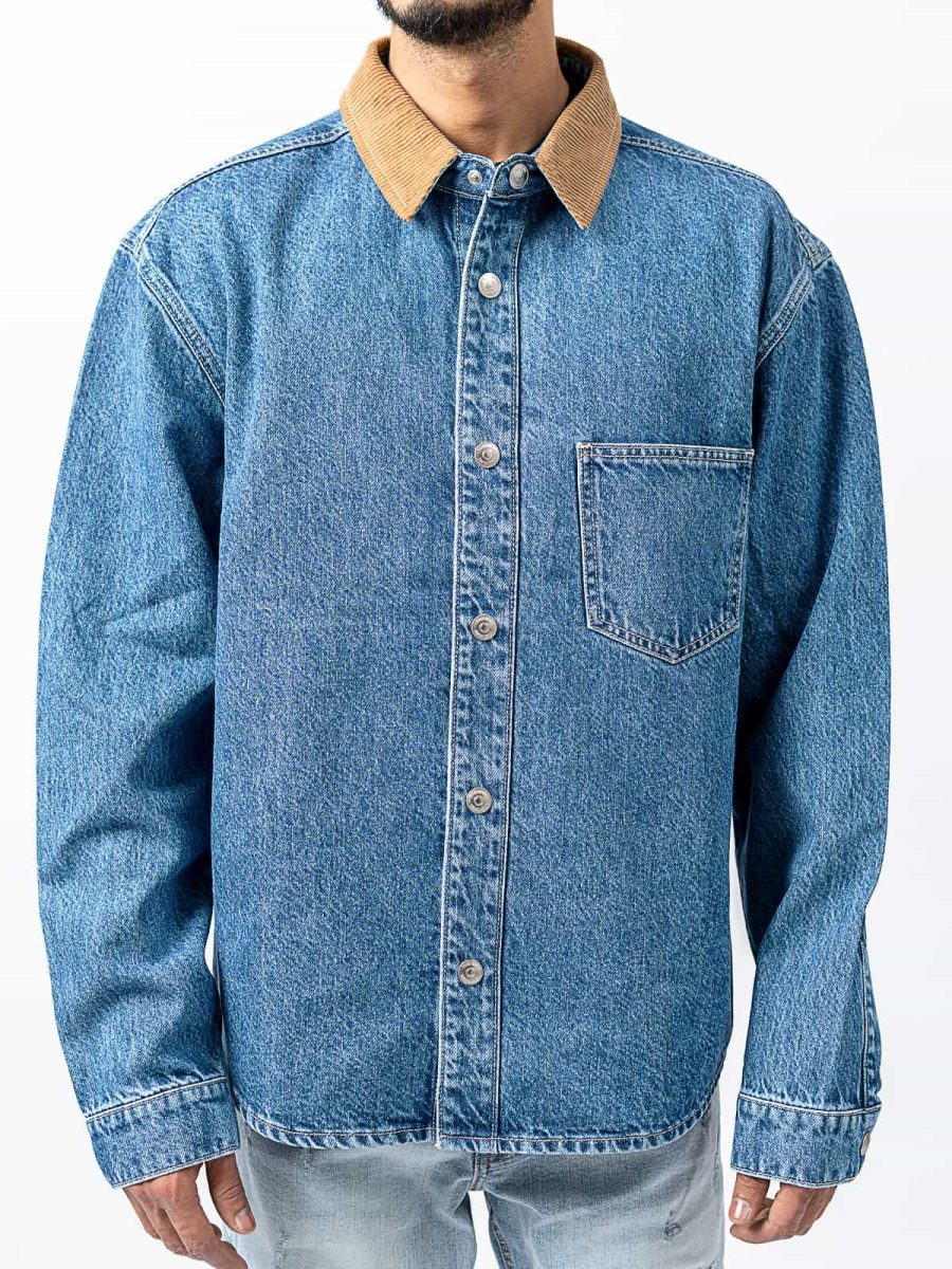 Shirt With Contrast Collar SMD 22504