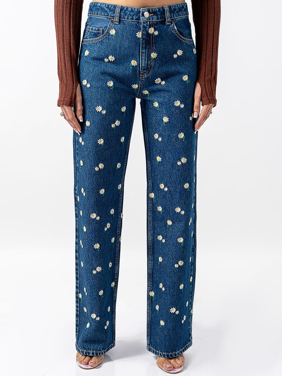 Low Rise Wide Leg Jeans SMD 20629