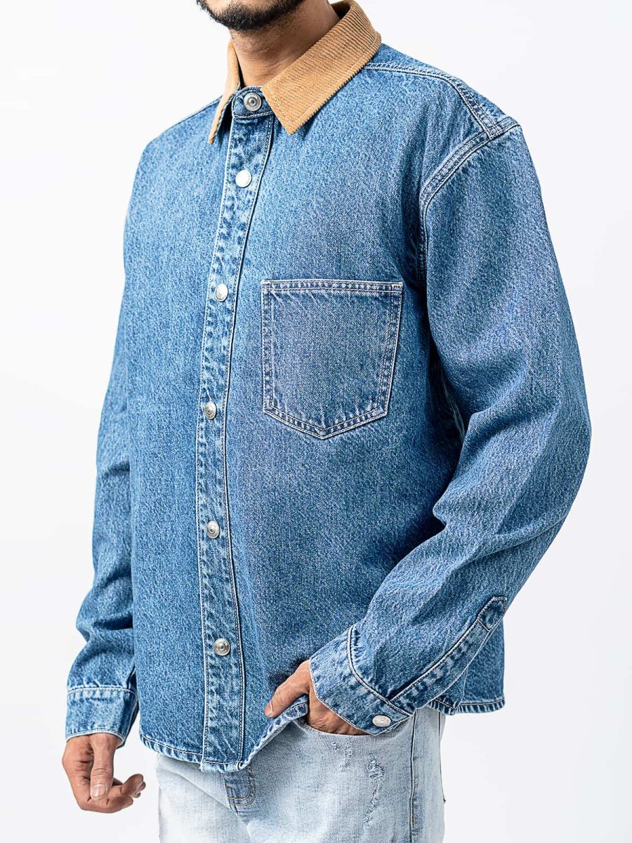 Shirt With Contrast Collar SMD 22504 - Image 2